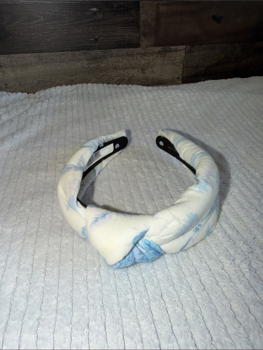 Lele Sadoughi/love shack fancy Women’s Twisted Knot Headband - Light Blue Floral